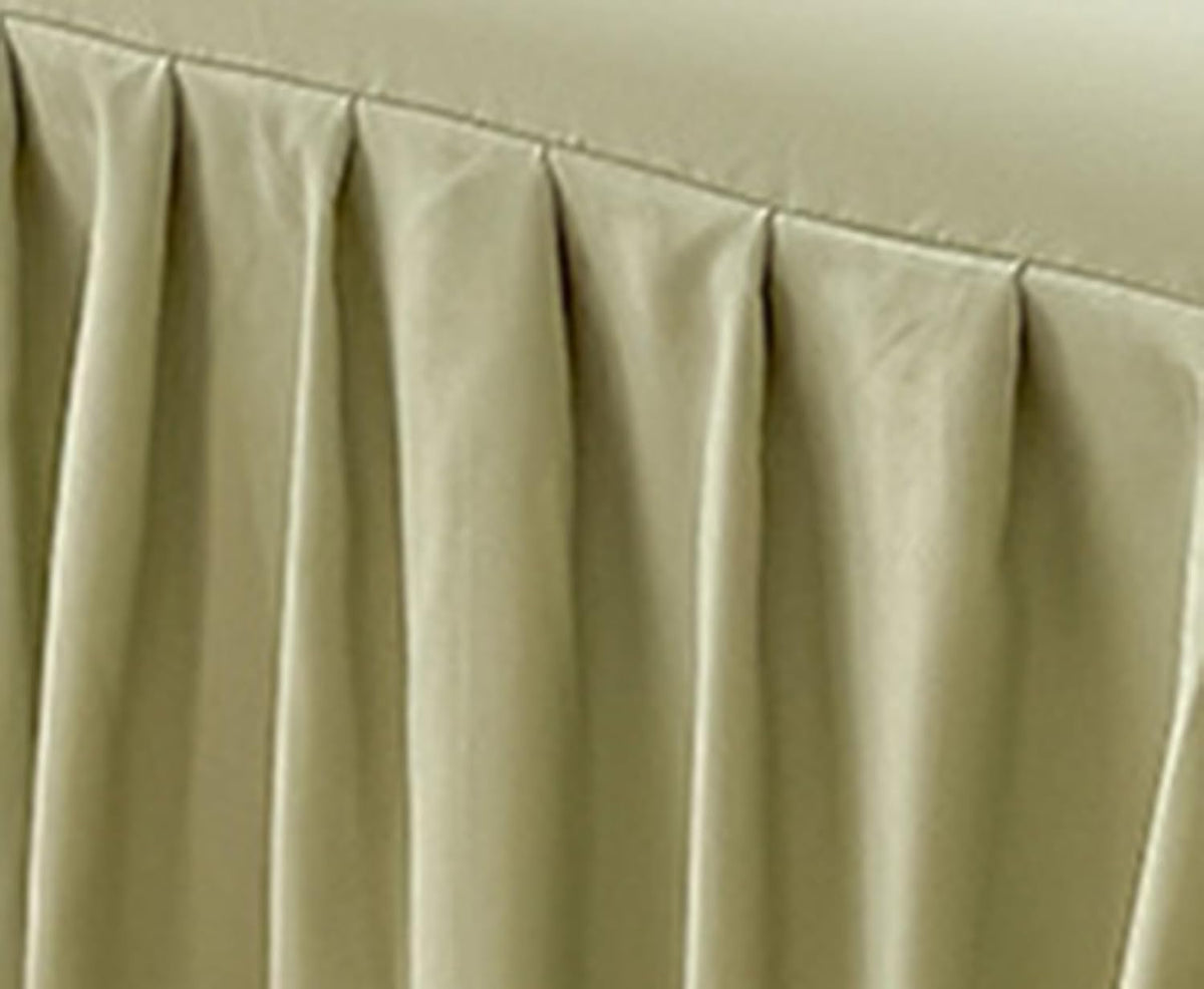 Elegant Solid Color Ruffled Bed Skirt with Sheet,Dust Ruffle Bedskirt 17.7" Long Drop,Queen